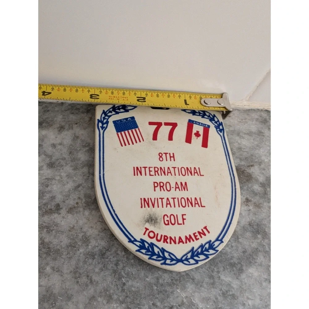 8th‎ International Pro-Am Invitational Golf Tournament Golf Bag Tag, Haworth, NJ